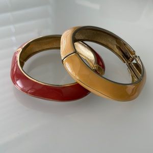 Fashion Jewelry - Bangles/Bracelet Pair with hinge